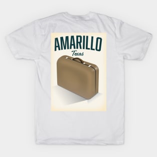 Amarillo texas travel poster T-Shirt